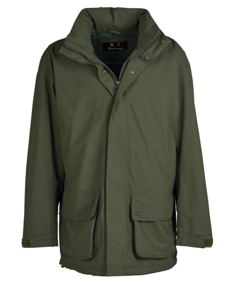 Green Men Barbour Swinton Casual Jacket | US-3872IDAPY