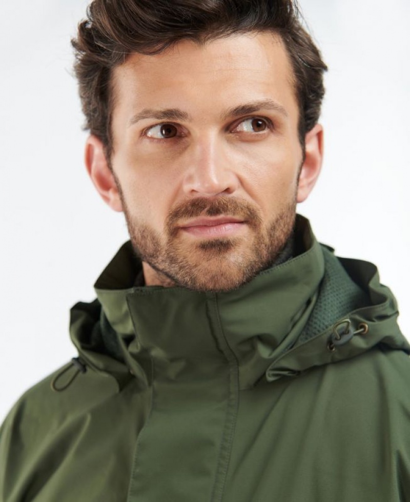 Green Men Barbour Swinton Casual Jacket | US-3872IDAPY