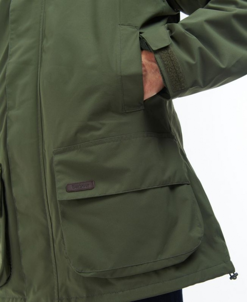 Green Men Barbour Swinton Casual Jacket | US-3872IDAPY