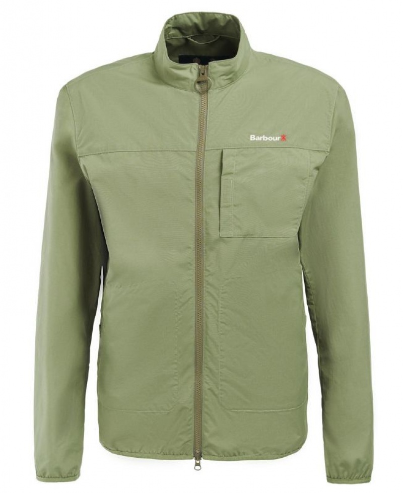 Green Men Barbour Tarbley Casual Jacket | US-4061NDFTZ