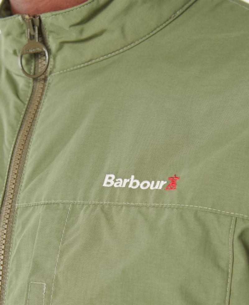 Green Men Barbour Tarbley Casual Jacket | US-4061NDFTZ