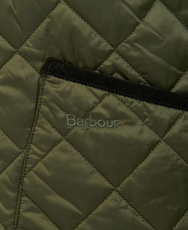 Green Men Barbour Winter Liddesdale Quilted Jacket | US-5628WRDGV