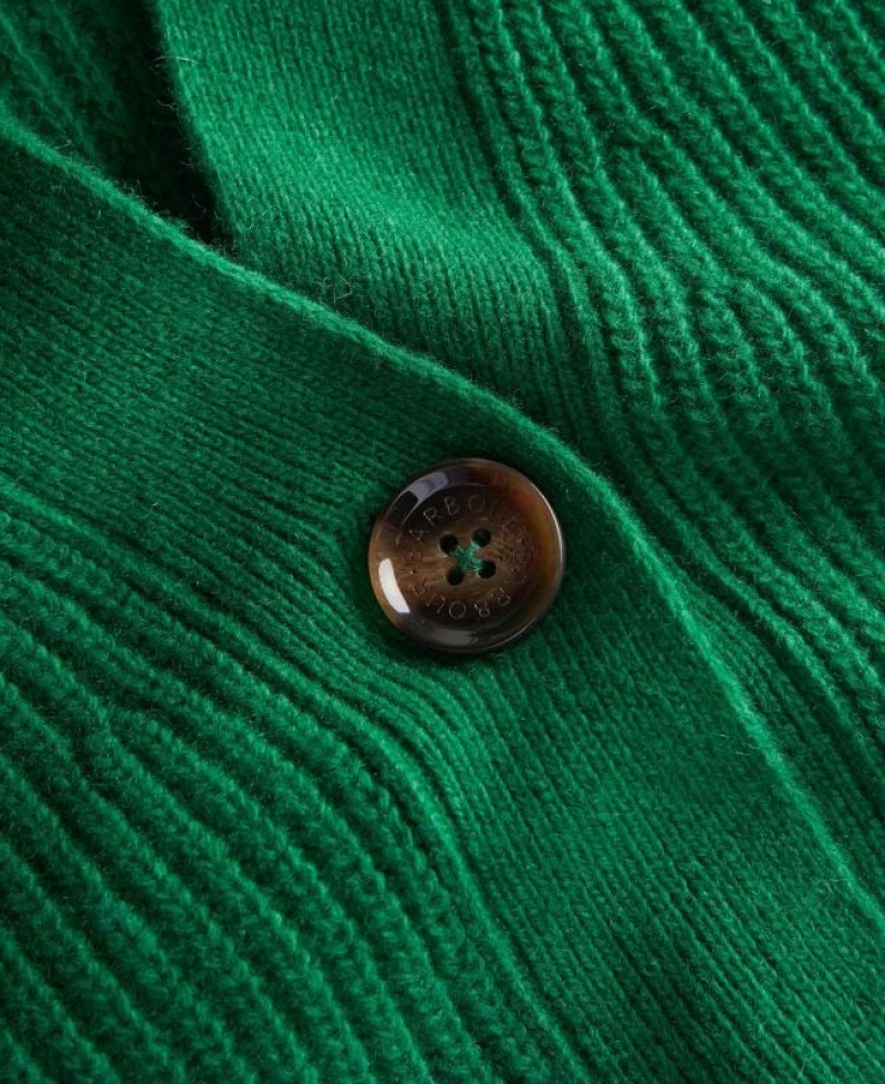 Green Women Barbour Alexandria Cardigan | US-7930ZEOYU