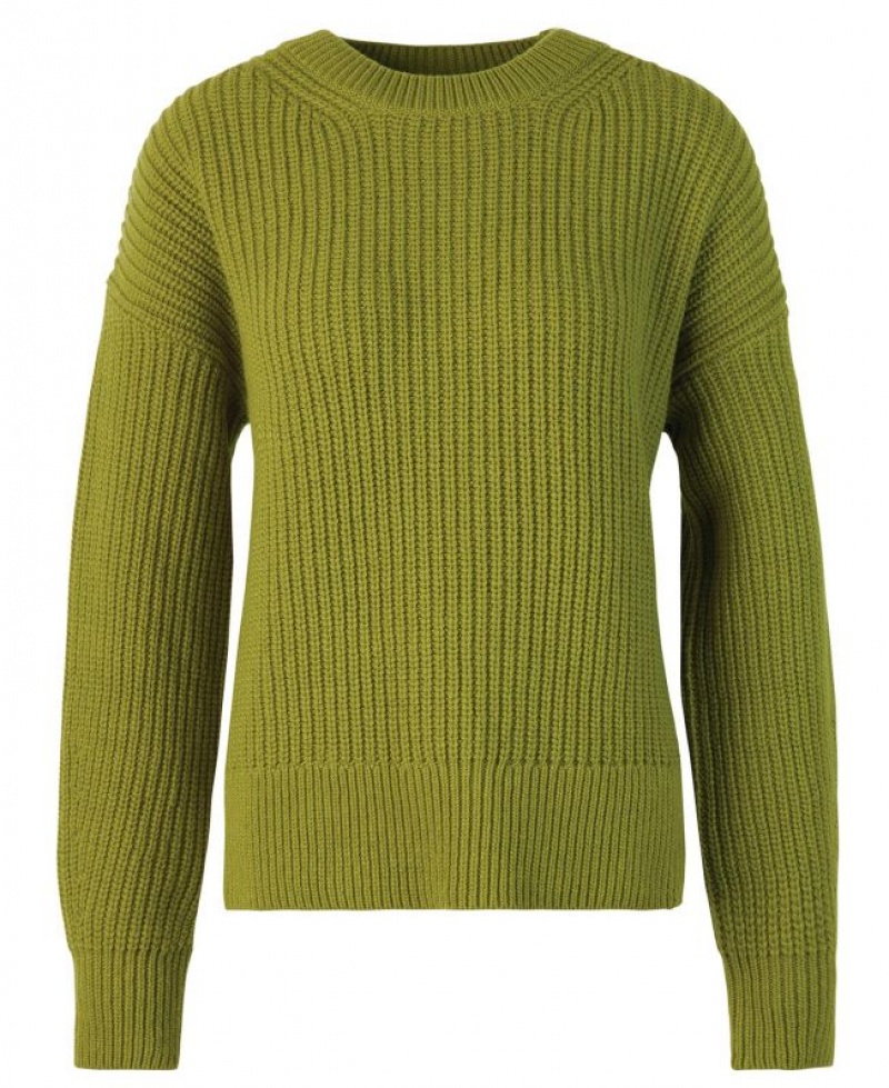 Green Women Barbour Horizon Knitted Sweater | US-0753RZHOF