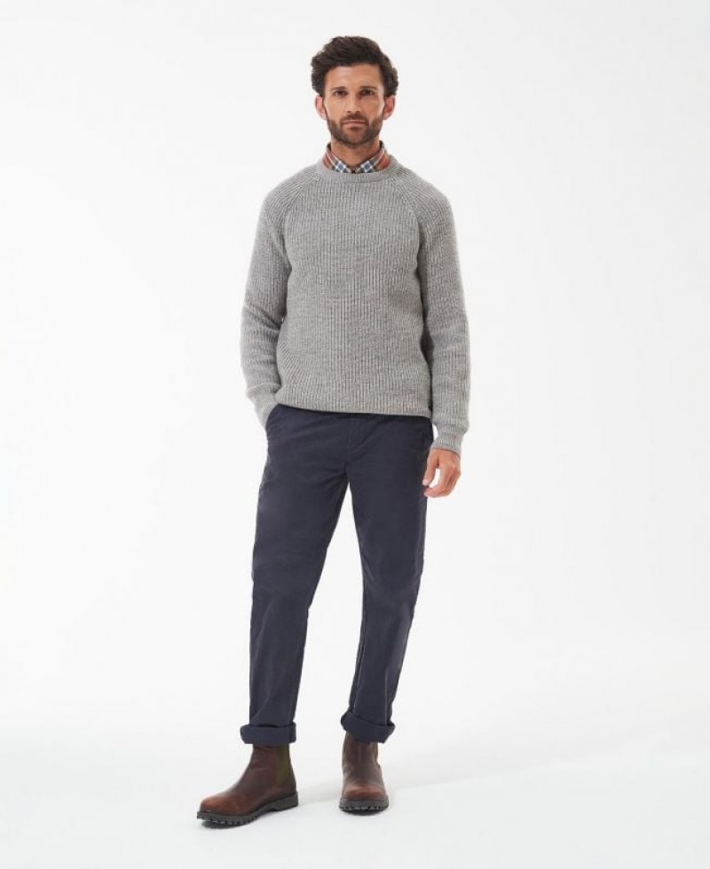 Grey Men Barbour Horseford Sweatshirt | US-4137ECBTH