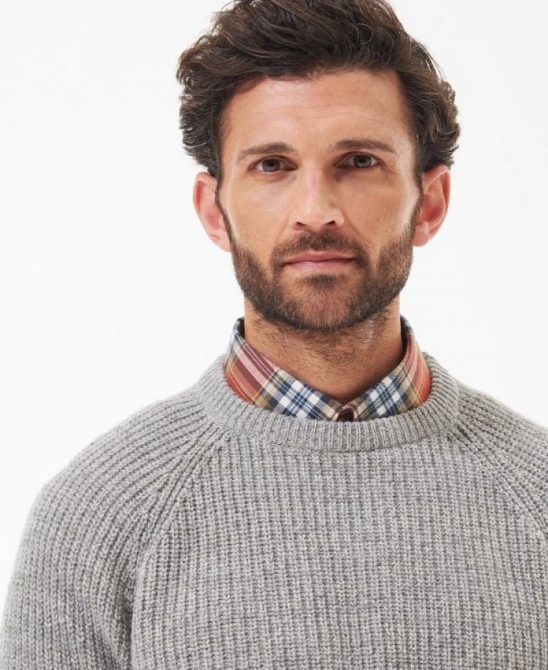 Grey Men Barbour Horseford Sweatshirt | US-4137ECBTH