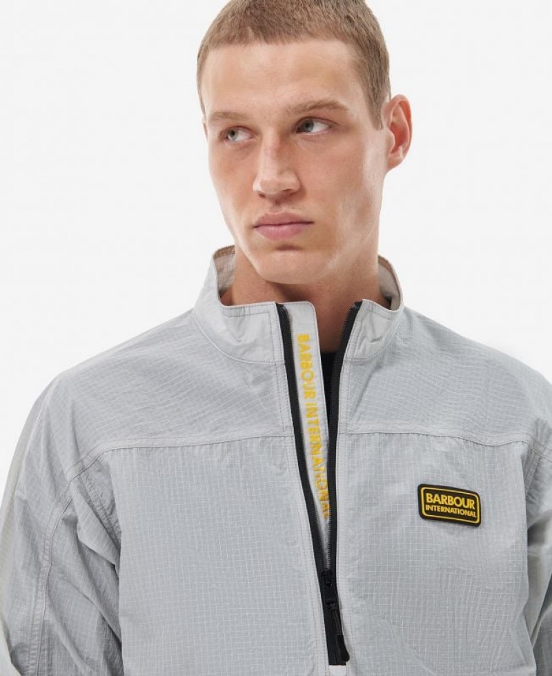 Grey Men Barbour International Porter Casual Jacket | US-5132KIFBG