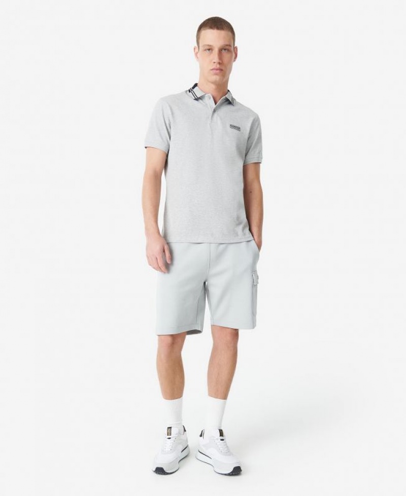 Grey Men Barbour International Voyager Shorts | US-5690UVQCN