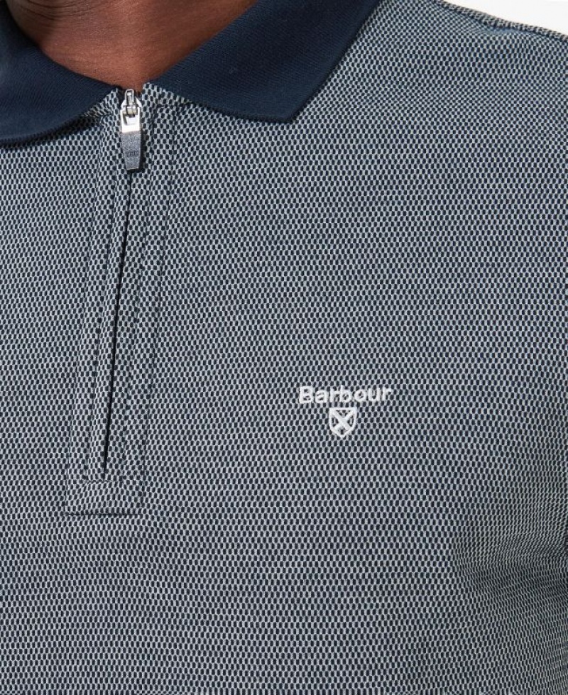 Grey Men Barbour Kelleth Polo Shirt | US-6783UDWRF