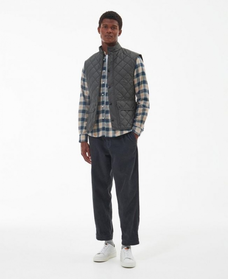 Grey Men Barbour Lowerdale Vest | US-6795WMICG