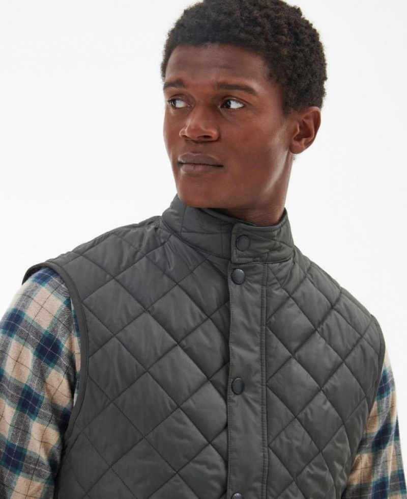 Grey Men Barbour Lowerdale Vest | US-6795WMICG