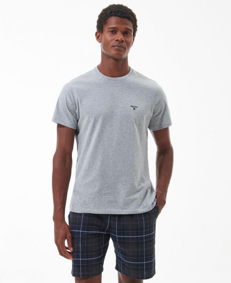 Grey Men Barbour Millar 2-Pack s T-Shirts | US-2091HBDZI