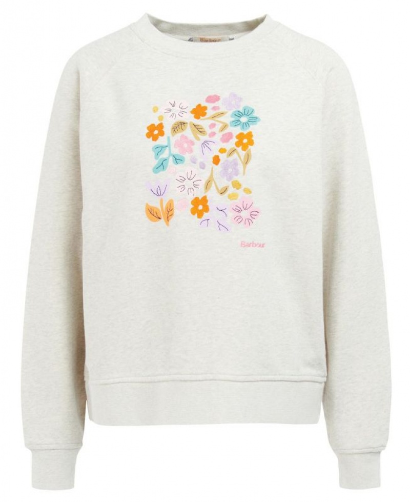 Grey Women Barbour Azalea Sweatshirt | US-2706WZBGA