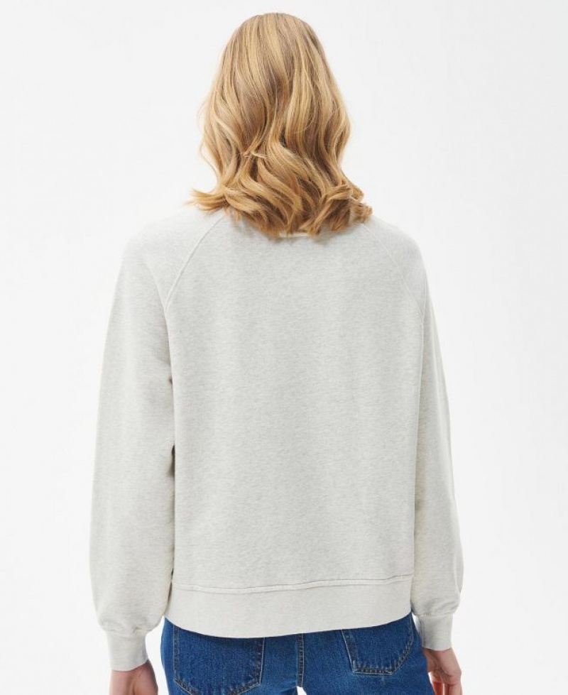 Grey Women Barbour Azalea Sweatshirt | US-2706WZBGA