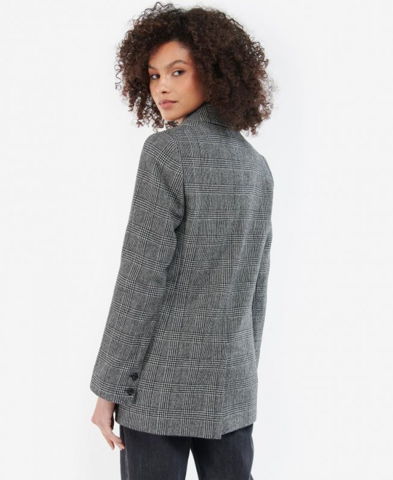 Grey Women Barbour Nyla Tailored Casual Jacket | US-9750SXOZH