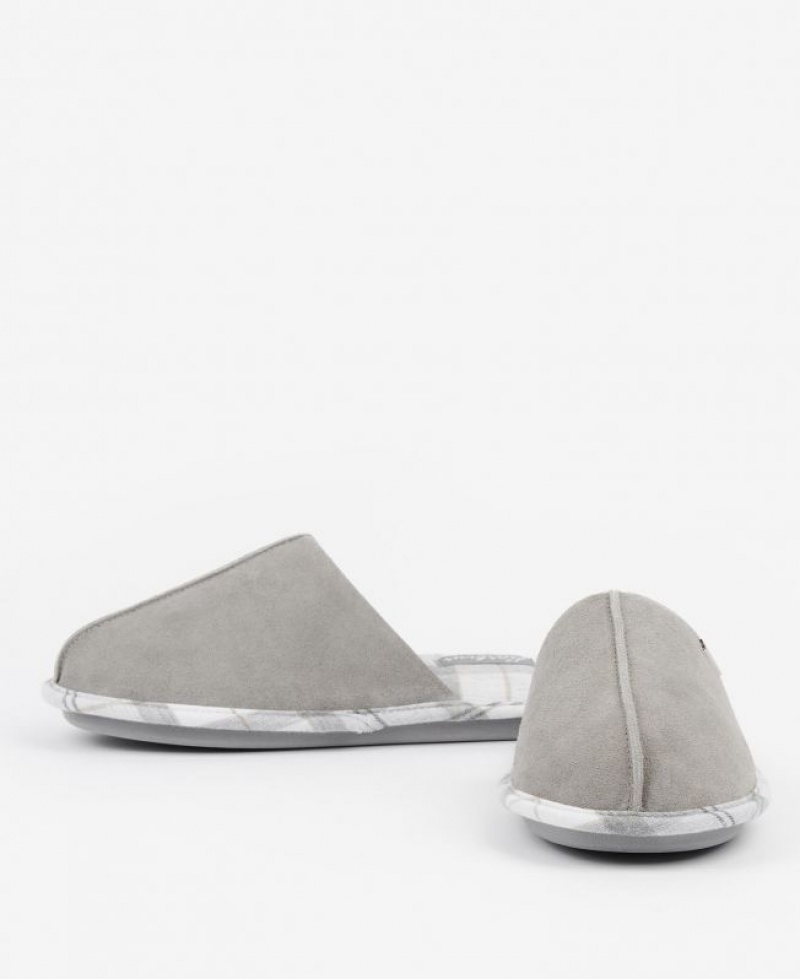 Grey Women Barbour Simone Slippers | US-7591PTMIG