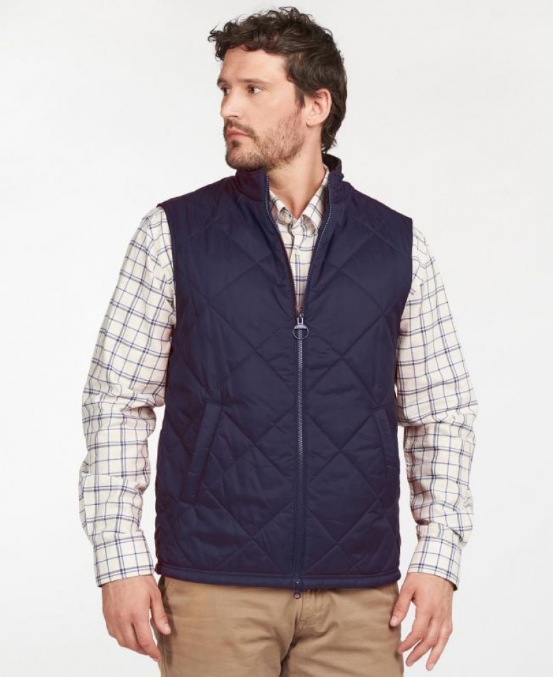 Indigo Men Barbour Finn Vest | US-9502MEVQT