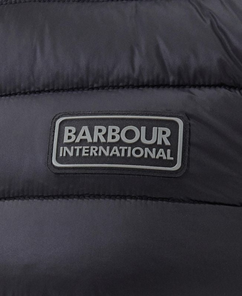 Indigo Men Barbour International Tourer Reed Vest | US-2107GRMQP