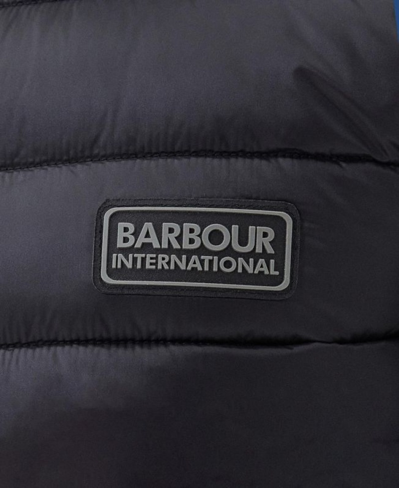 Indigo Men Barbour International Tourer Reed Quilted Jacket | US-5724TPKDE