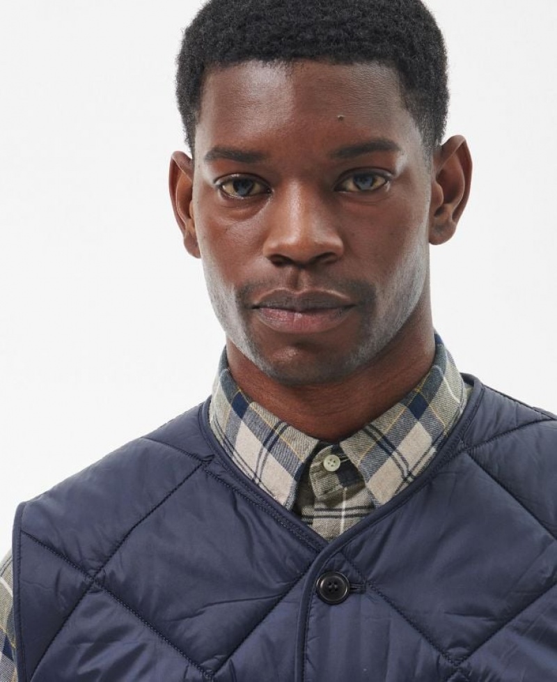 Indigo Men Barbour Liddesdale Vest | US-0175PNQKM