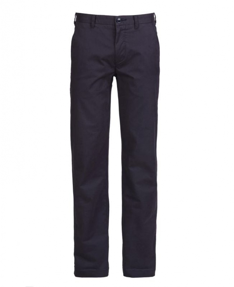 Indigo Men Barbour Neuston Essential Chinos Pants | US-3198EIWAZ