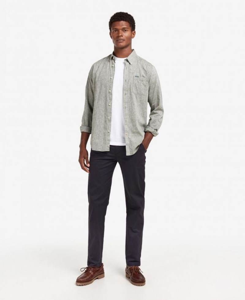 Indigo Men Barbour Neuston Essential Chinos Pants | US-3198EIWAZ