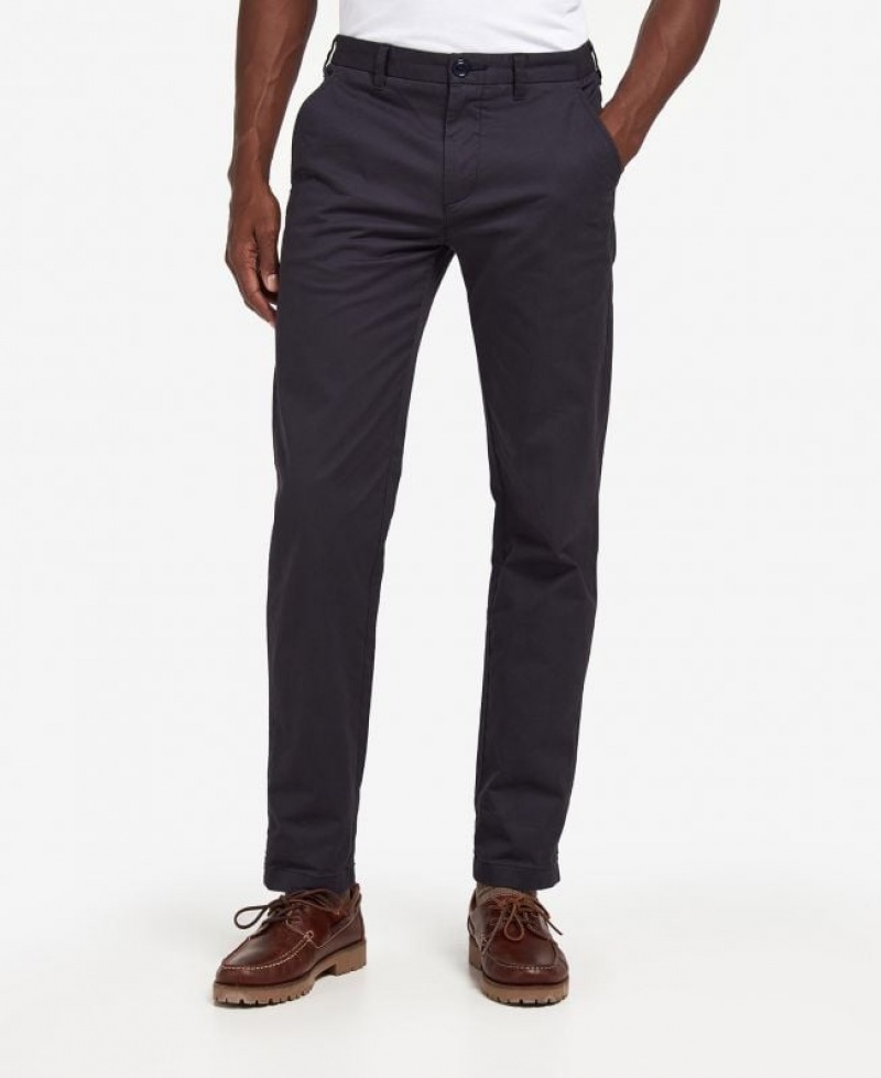 Indigo Men Barbour Neuston Essential Chinos Pants | US-3198EIWAZ