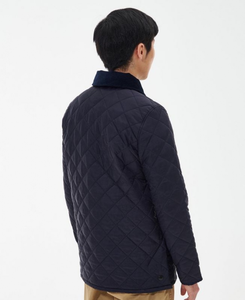 Indigo Men Barbour SL Liddesdale Quilted Jacket | US-0582FUZQB