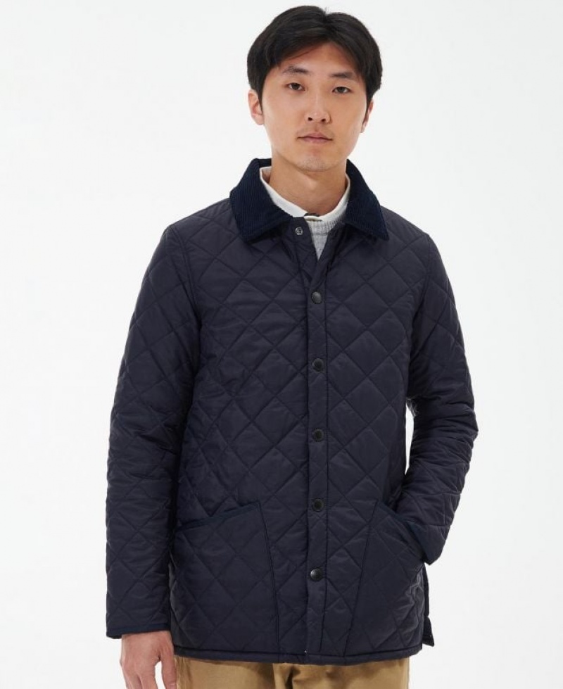 Indigo Men Barbour SL Liddesdale Quilted Jacket | US-0582FUZQB