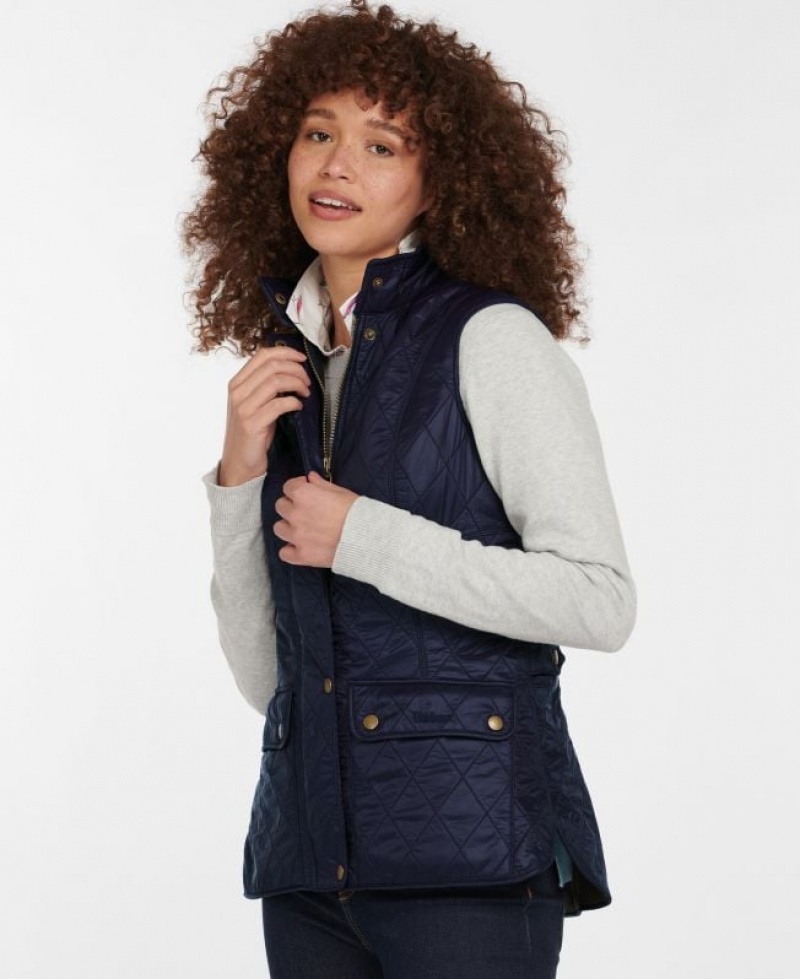 Indigo Women Barbour Wray Vest | US-9367ITPFO