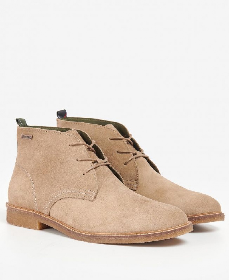 Khaki Men Barbour Sonoran Boots | US-3872KETAC