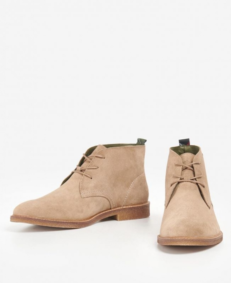 Khaki Men Barbour Sonoran Boots | US-3872KETAC