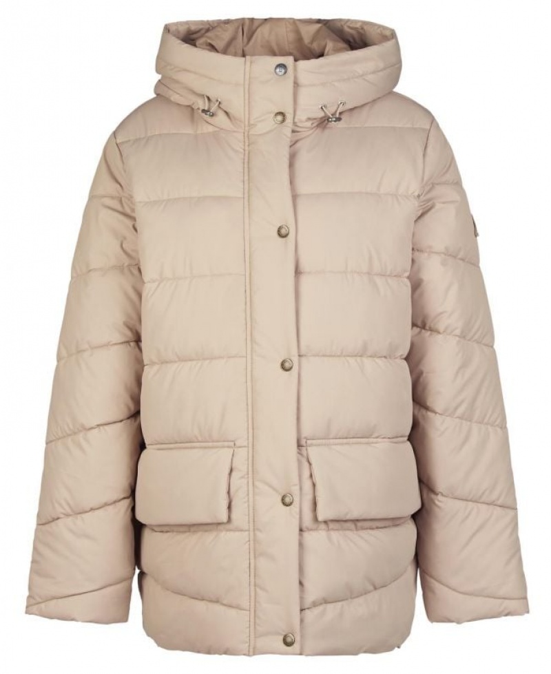 Khaki Women Barbour Bracken Quilted Jacket | US-0567OCHPB