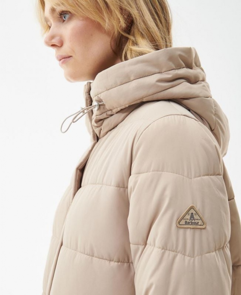 Khaki Women Barbour Bracken Quilted Jacket | US-0567OCHPB