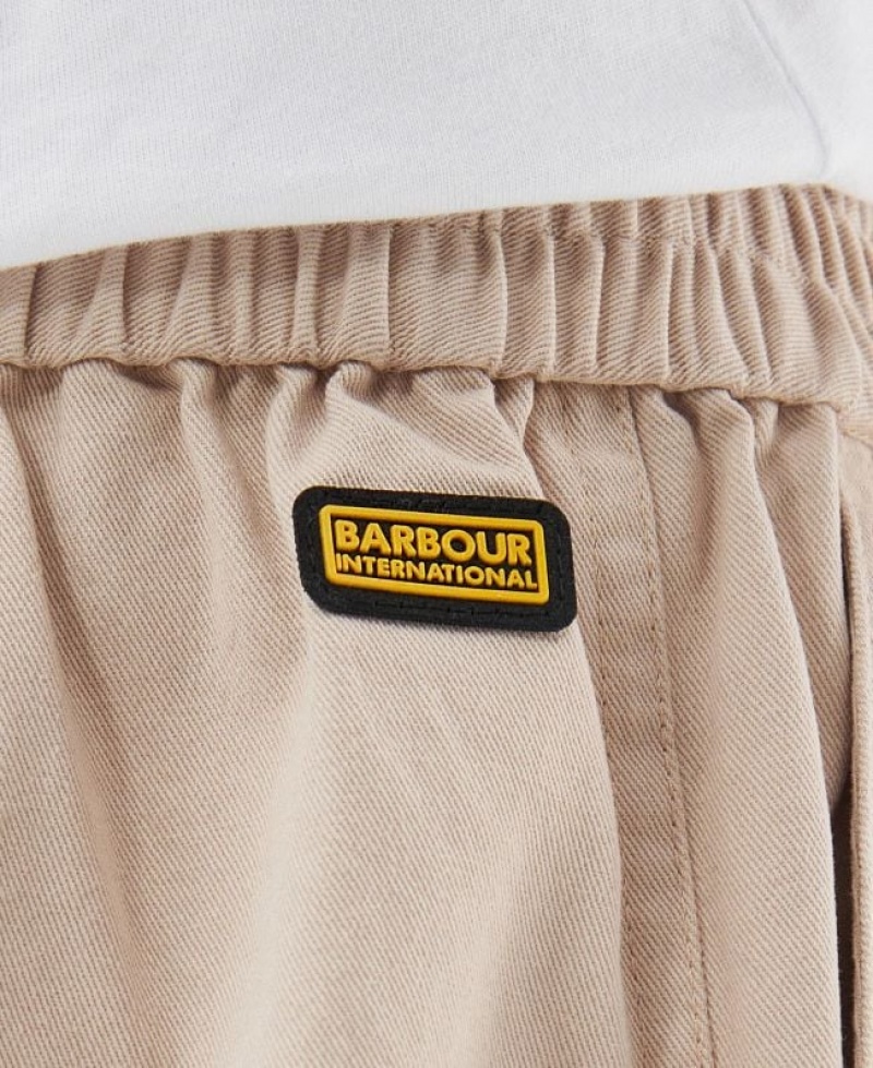 Light Beige Women Barbour International Monaco Pants | US-5978EQFIU