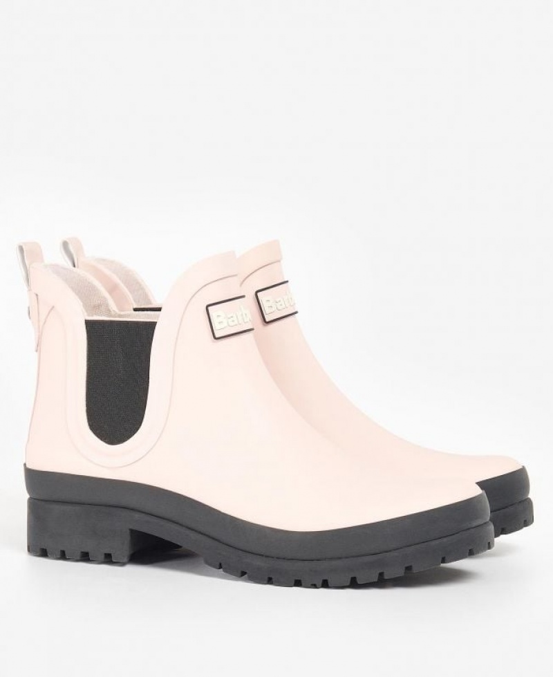 Light Beige Women Barbour Mallow Wellingtons Rain Boots | US-5340UOQGE