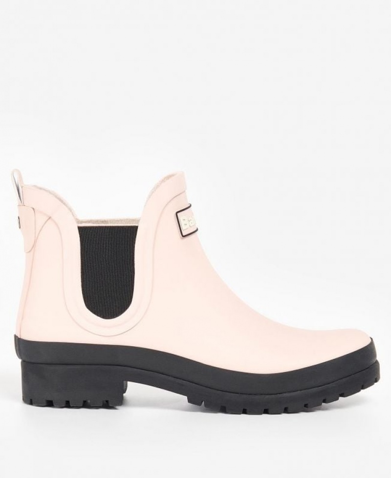 Light Beige Women Barbour Mallow Wellingtons Rain Boots | US-5340UOQGE