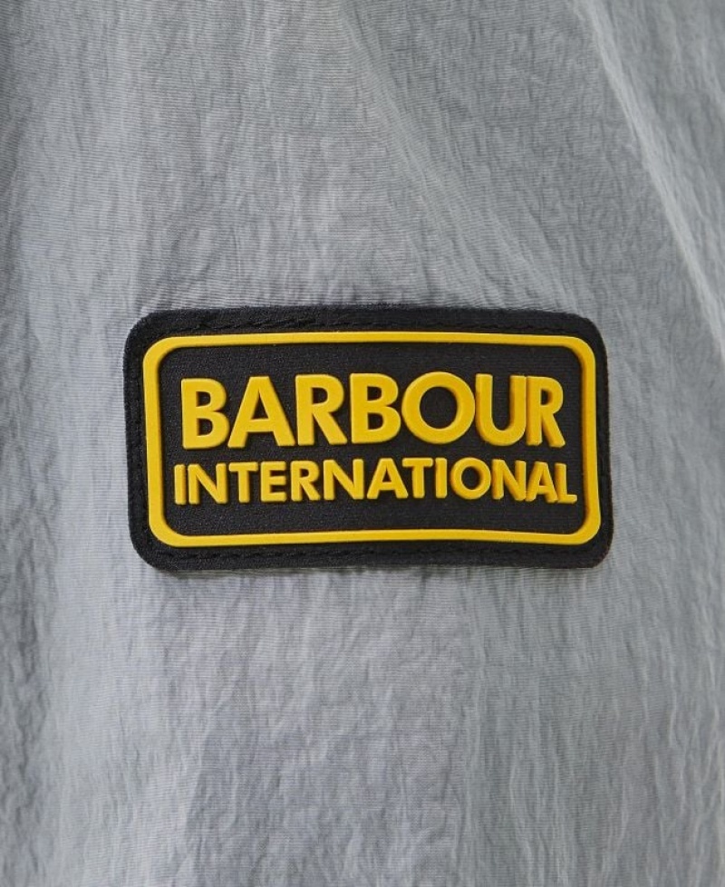 Light Blue Men Barbour International Inlet Regular Fit Overshirt | US-5819YRPTH