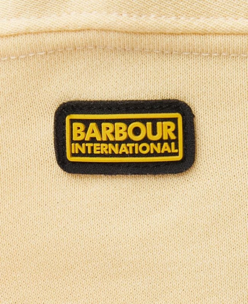 Light Yellow Women Barbour International Anderson Sweatshirt | US-0617YWGUR