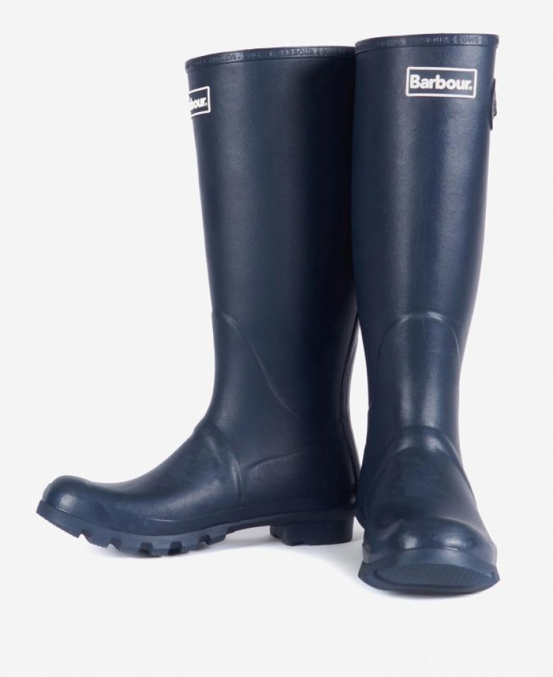 Navy Men Barbour Bede Wellington Rain Boots | US-5730ICPJG