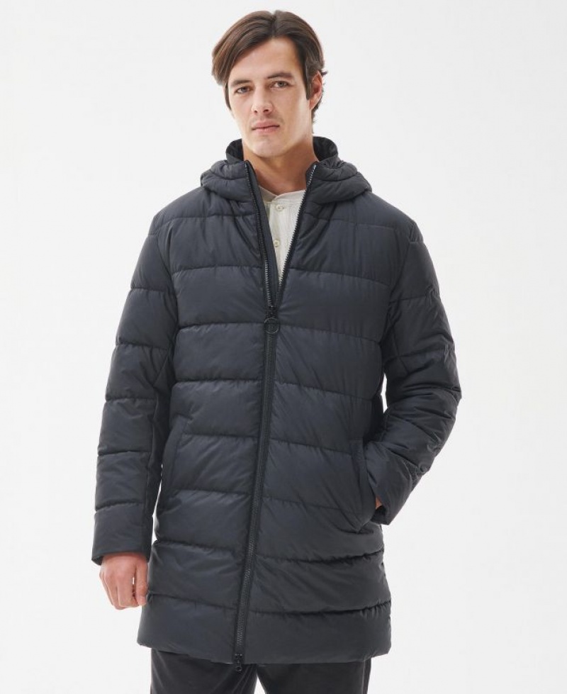 Navy Men Barbour Corbett Quilted Jacket | US-4567MFUCB