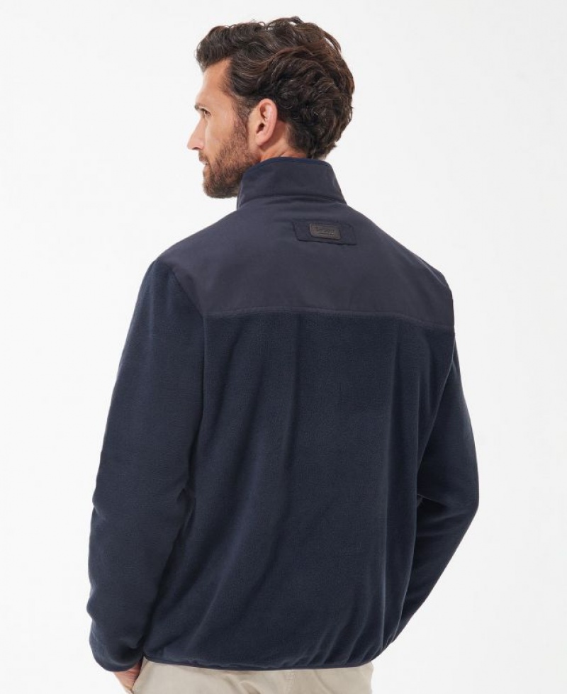 Navy Men Barbour Country Fleece | US-4632SREKY