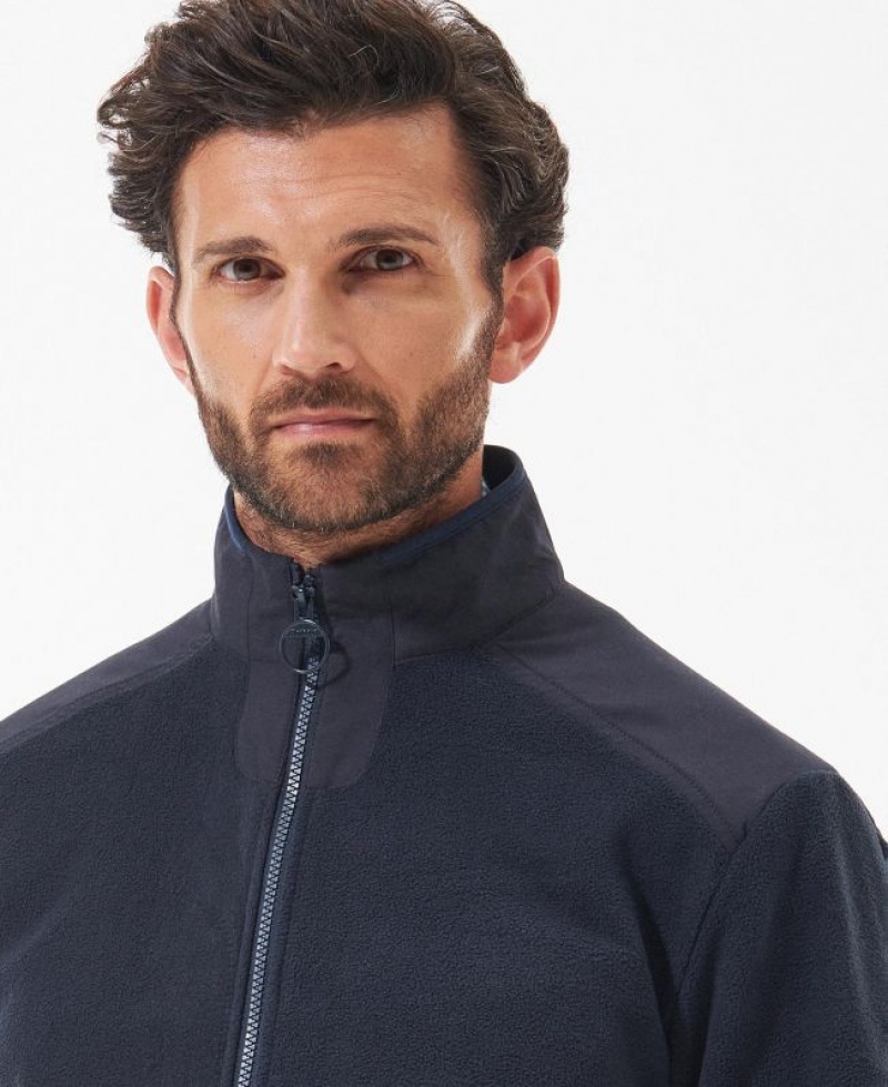 Navy Men Barbour Country Fleece | US-4632SREKY