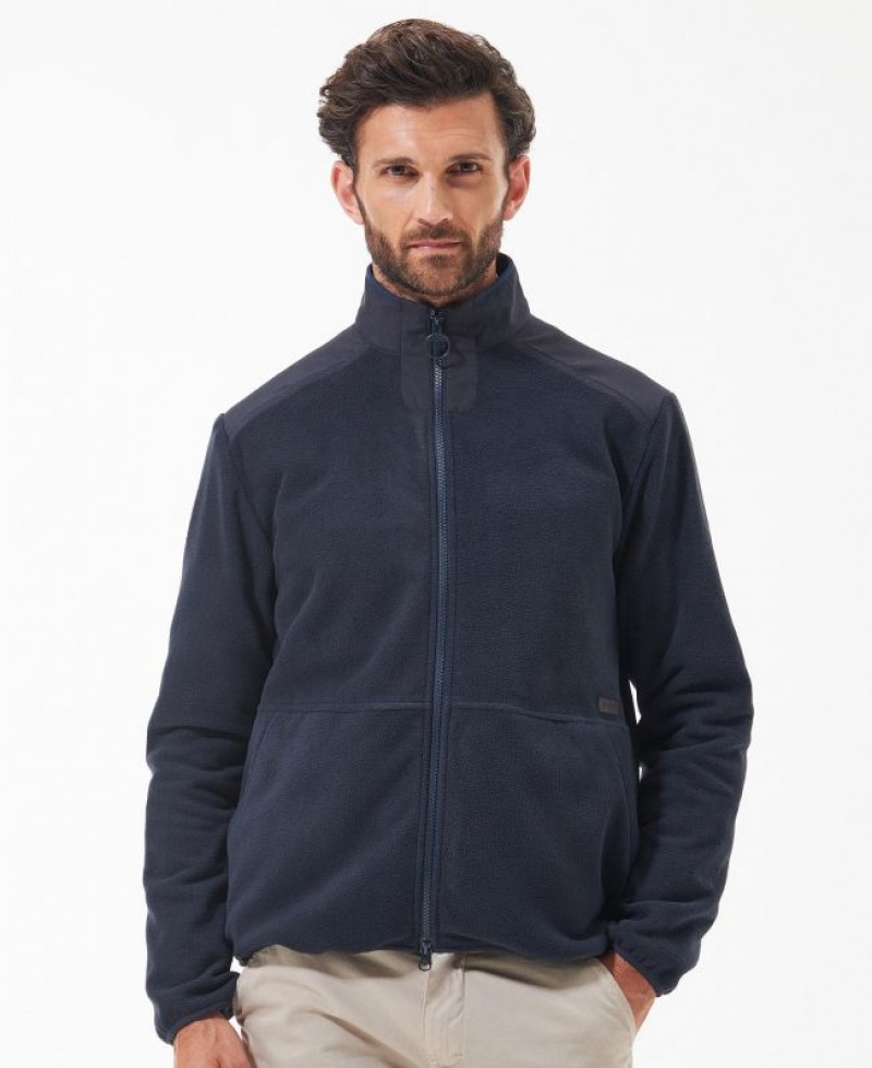 Navy Men Barbour Country Fleece | US-4632SREKY