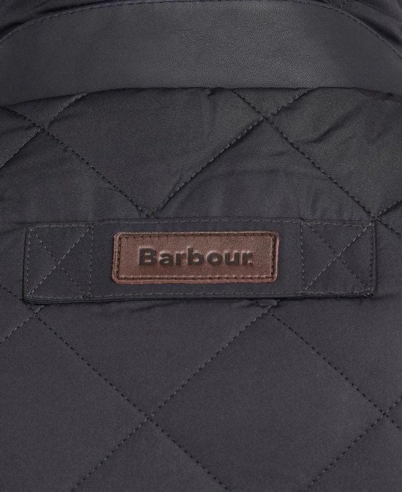 Navy Men Barbour Devon Quilted Jacket | US-7603PWEMD