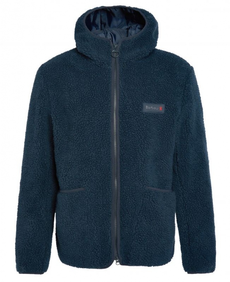 Navy Men Barbour Emble Fleece | US-9407REPMZ