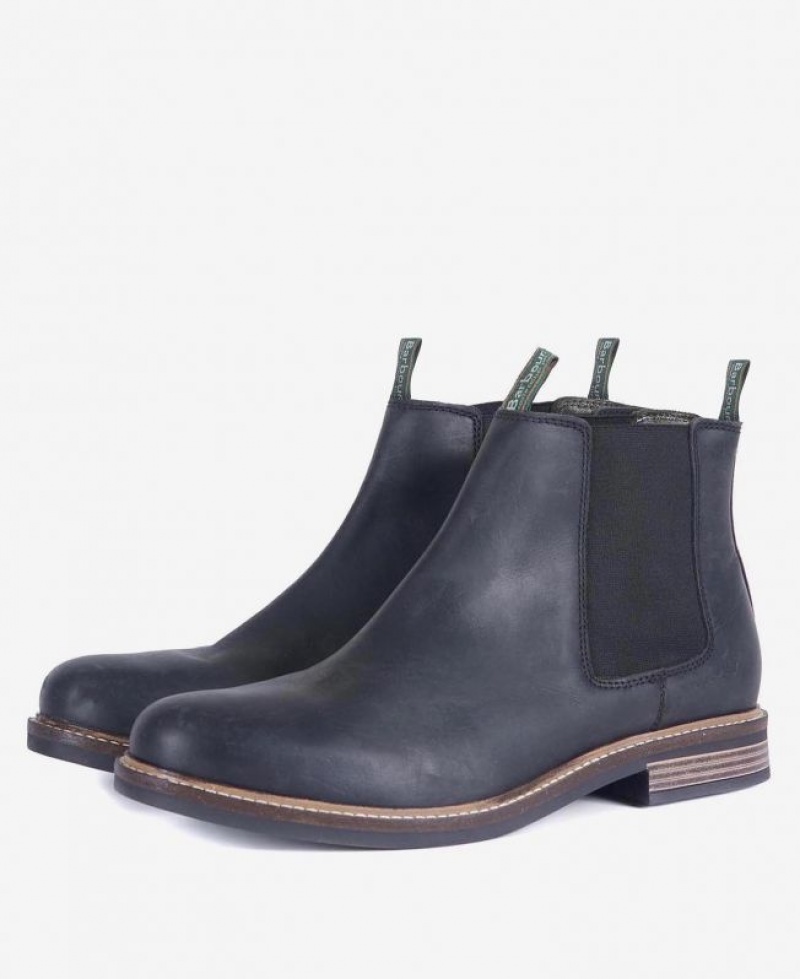 Navy Men Barbour Farsley Chelsea Boots | US-9362DBTVX