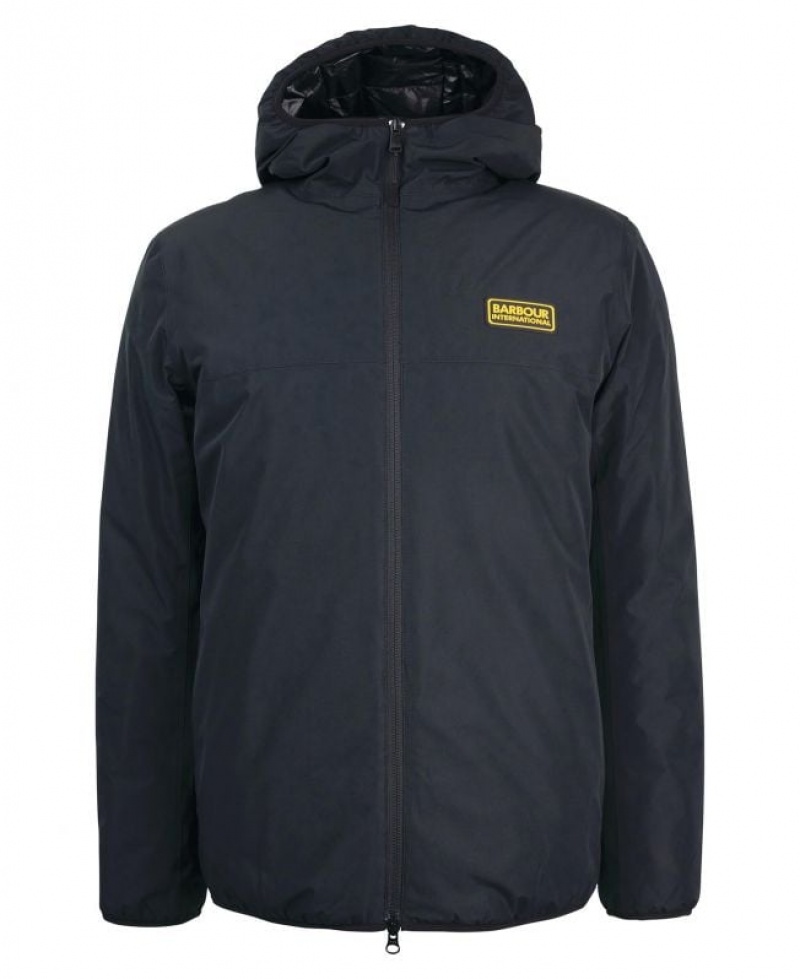 Navy Men Barbour International Cambell Waterproof Jacket | US-4879RQGFW