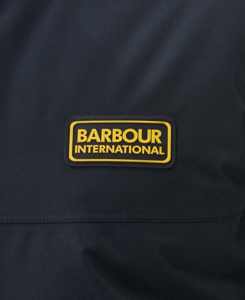 Navy Men Barbour International Cambell Waterproof Jacket | US-4879RQGFW