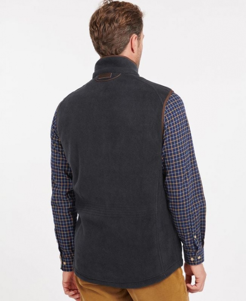 Navy Men Barbour Langdale Vest | US-4073PCKMW